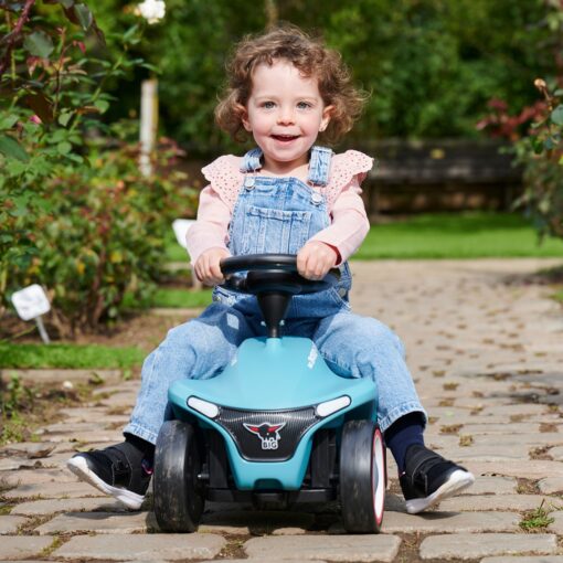 BIG Bobby Car Neo – lazūro spalvos premium važiuoklė