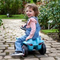 BIG Bobby Car Neo – lazūro spalvos premium važiuoklė