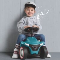 BIG Bobby Car Neo – lazūro spalvos premium važiuoklė