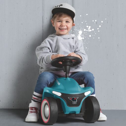 BIG Bobby Car Neo – lazūro spalvos premium važiuoklė