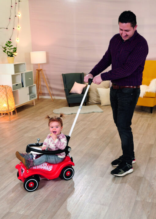 BIG Bobby Car stūmimo rankena su atlošu ir apsauga (88–108 cm)