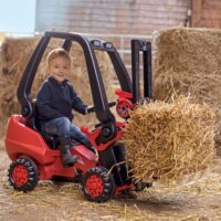 BIG Linde Forklift vaikiškas krautuvas su palete