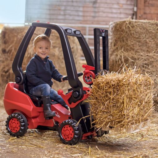 BIG Linde Forklift vaikiškas krautuvas su palete