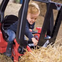BIG Linde Forklift vaikiškas krautuvas su palete