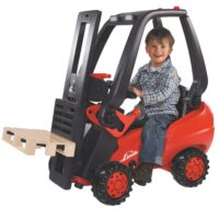 BIG Linde Forklift vaikiškas krautuvas su palete