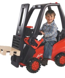 BIG Linde Forklift vaikiškas krautuvas su palete