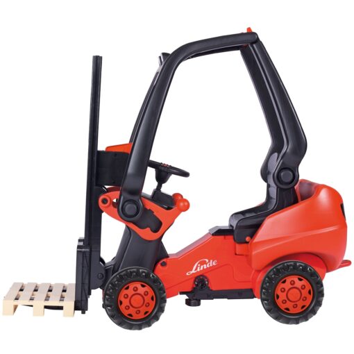 BIG Linde Forklift vaikiškas krautuvas su palete