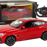 BMW X6 M Rastar 1:14 raudonas R/C automobilis