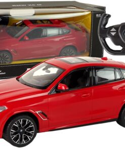 BMW X6 M Rastar 1:14 raudonas R/C automobilis