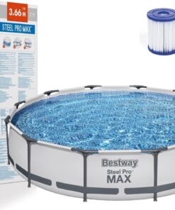 Bestway baseinas 366 × 76 cm – su pompa ir filtru