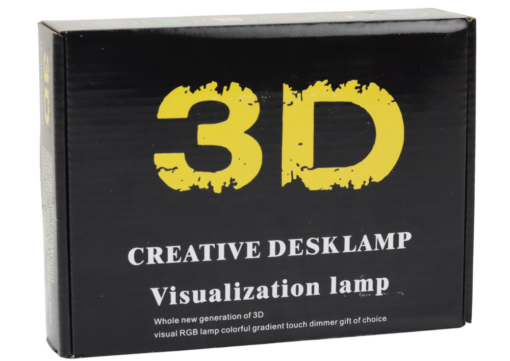Bevielė 3D LED lempa–statuetė su pulteliu (futbolo kamuolys)