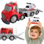 CITY TRUCK gaisrinės vilkikas su priekaba