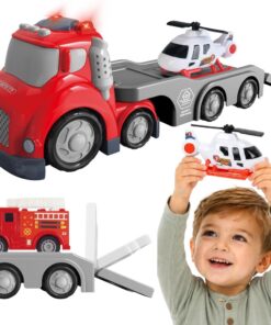 CITY TRUCK gaisrinės vilkikas su priekaba