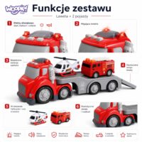 CITY TRUCK gaisrinės vilkikas su priekaba