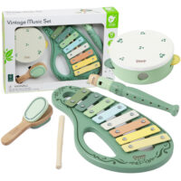 Classic World Vintage puidust muusikariistade komplekt (kahjustatud pakend)