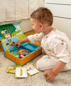 Classic World magnetinė dėlionė „Gyvūnai“ – 60 el.