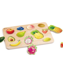Classic World medinė Montessori vaisių dėlionė