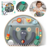 Classic World medinė kelioninė manipuliacinė lenta 6in1