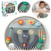Classic World medinė kelioninė manipuliacinė lenta 6in1