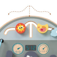 Classic World medinė kelioninė manipuliacinė lenta 6in1
