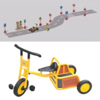 Classic World metalinis triratis „Truck“
