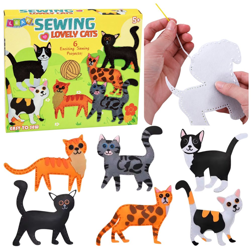 DIY Catties &otilde;mbluskomplekt lastele &ndash; 6 vildist kassipoega