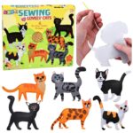 DIY Catties siuvimo rinkinys vaikams – 6 veltinio kačiukai