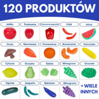 Delicious Play Set – 120 dalių maisto rinkinys vaikams