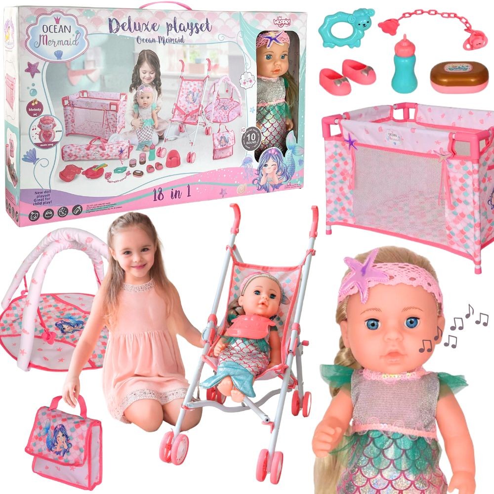 Deluxe Playset „Vandenyno Undinėlė“ 18in1 – magiškas žaidimų pasaulis
