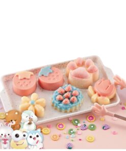 Desertų ir gėlių squishių kūrimo rinkinys vaikams