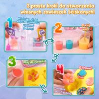 Desertų ir gėlių squishių kūrimo rinkinys vaikams