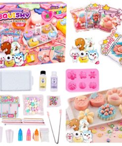 Desertų ir gėlių squishių kūrimo rinkinys vaikams