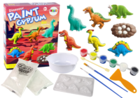 Dinozaurų gipso liejimo ir dažymo rinkinys