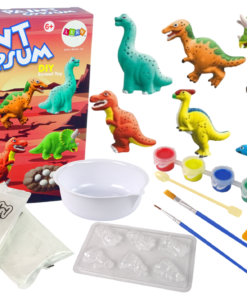 Dinozaurų gipso liejimo ir dažymo rinkinys