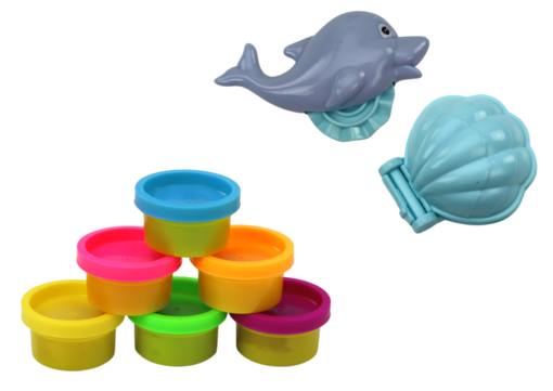 Dinozaurų plastilino rinkinys – 6 spalvos