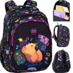 CoolPack mokyklinė kuprinė mergaitėms su kapibara