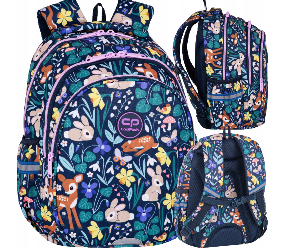 CoolPack Jerry mokyklinė kuprinė mergaitėms – Mano elniukas