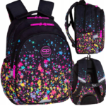 CoolPack mokyklinė kuprinė mergaitėms – Galaktikos žvaigždžių motyvas