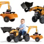 FALK CASE Construction Eco Design pedalinis traktorius su kaušu