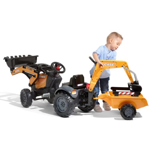 FALK CASE Construction Eco Design pedalinis traktorius su kaušu
