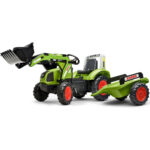 FALK CLAAS Arion 430 Eco Design pedalinis traktorius su krautuvu ir priekaba