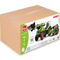 FALK CLAAS Arion 430 Eco Design pedalinis traktorius su krautuvu ir priekaba