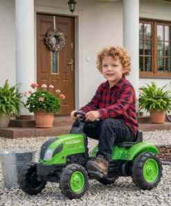 FALK Country Farmer Eco Design pedalinis traktorius su priekaba