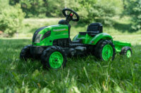 FALK Country Farmer Eco Design pedalinis traktorius su priekaba
