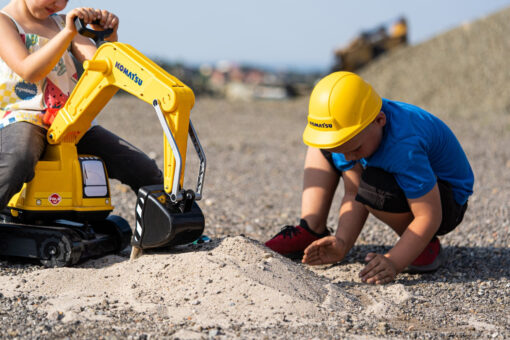 FALK Komatsu Digger pasivažinėjimo ekskavatorius
