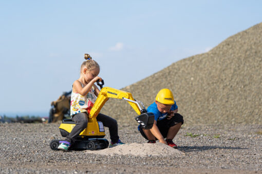FALK Komatsu Digger pasivažinėjimo ekskavatorius
