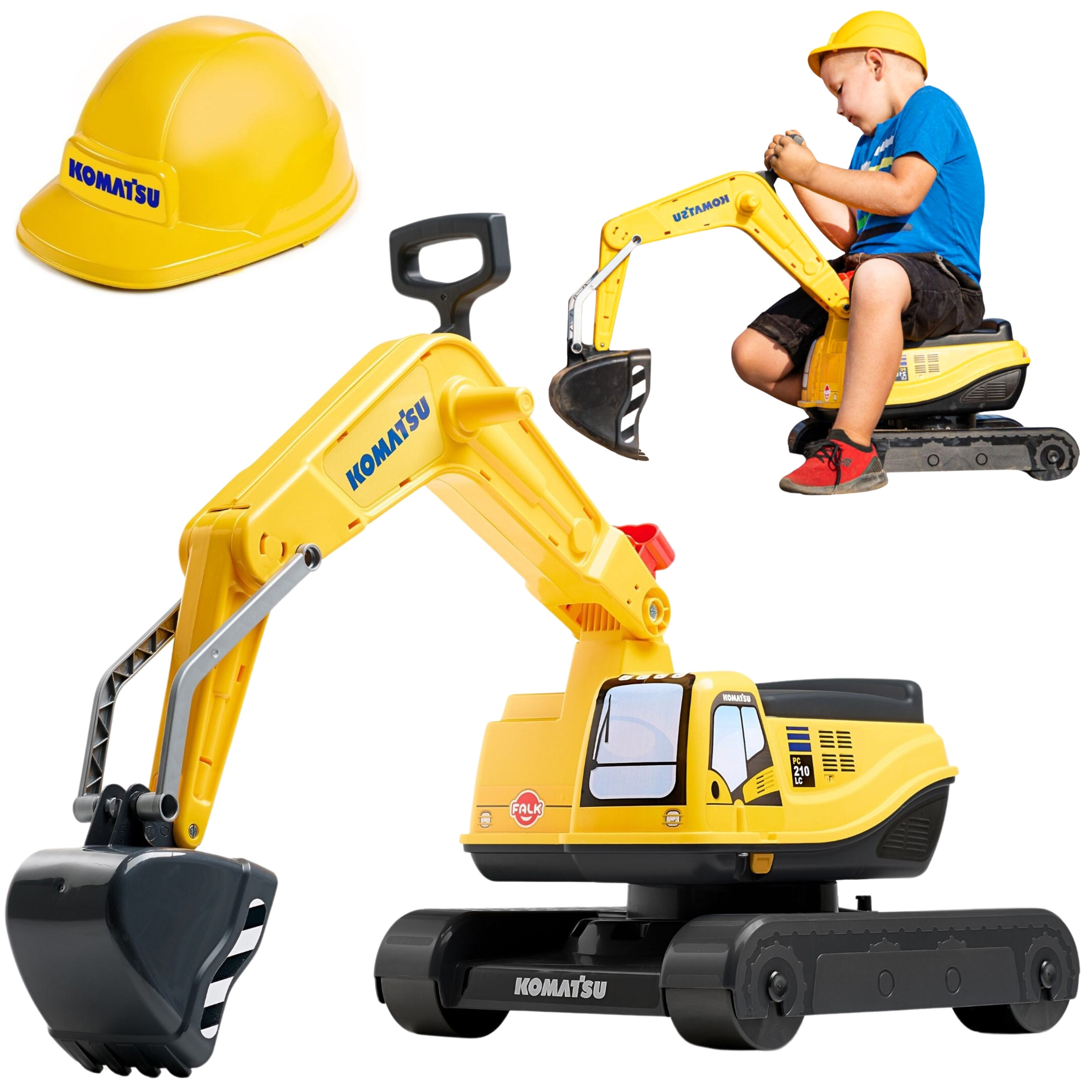 FALK Komatsu Digger pasivažinėjimo ekskavatorius FALK Komatsu Digger pasivažinėjimo ekskavatorius