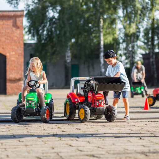 FALK Supercharger pedalinis traktorius su priekaba