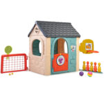 FEBER „Casual 6in1 Activity House“ – sporto ir žaidimų namelis vaikams
