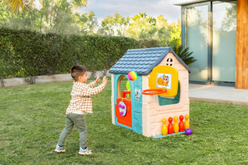 FEBER „Casual 6in1 Activity House“ – sporto ir žaidimų namelis vaikams